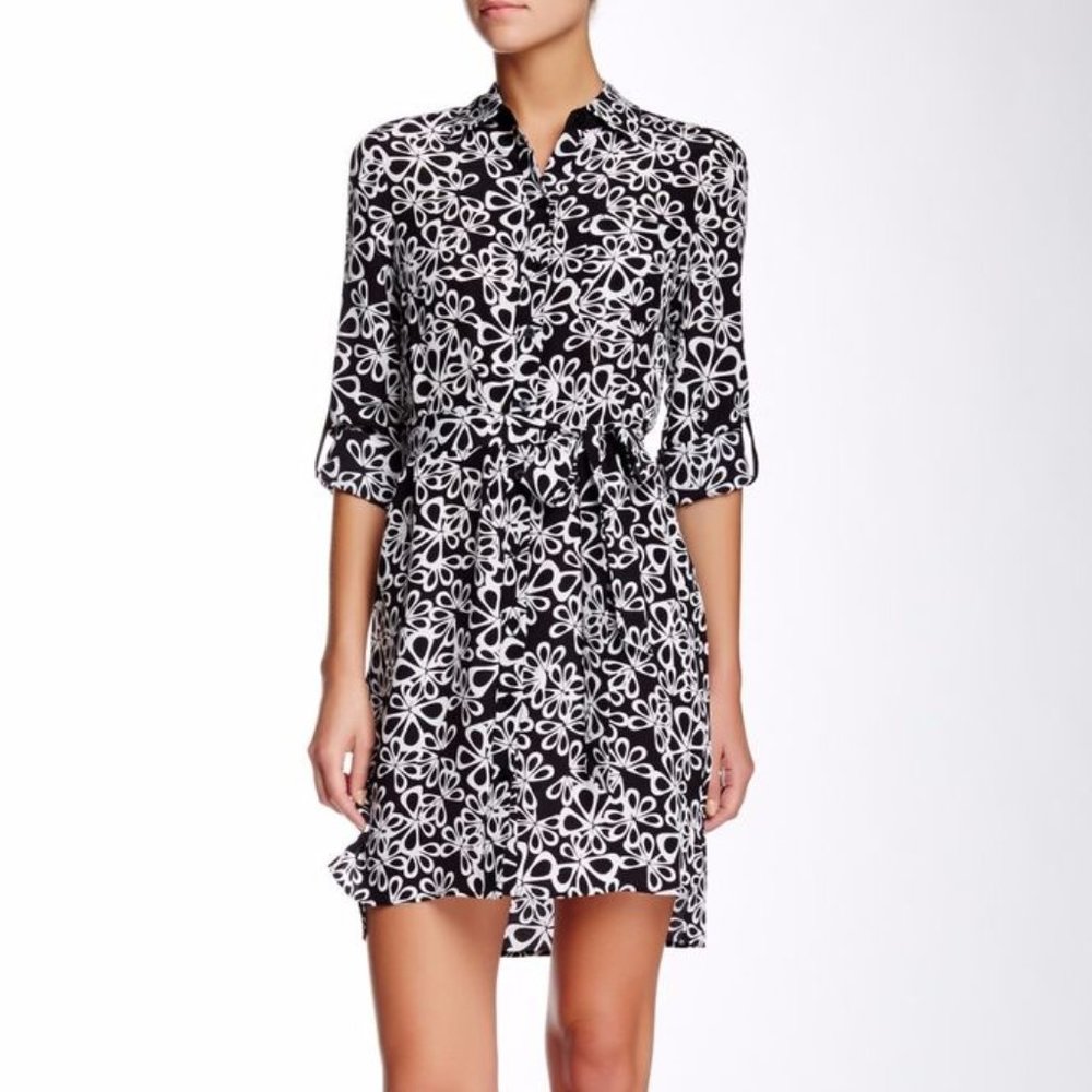 Diane von Furstenberg DVF Prita Halo Petals silk Dress, size 8